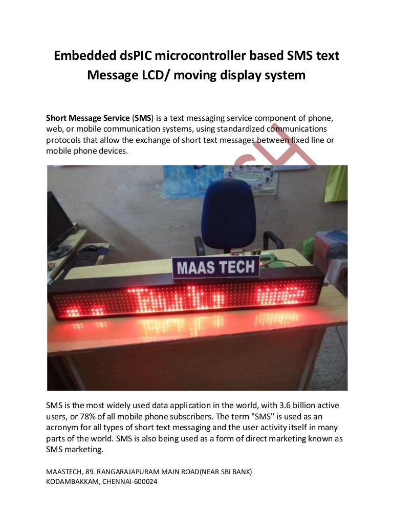 ECE PROJECT ABSTRACTGSM BASED ELECTRONIC NOTICE BOARD(MOVING DISPLAY…
