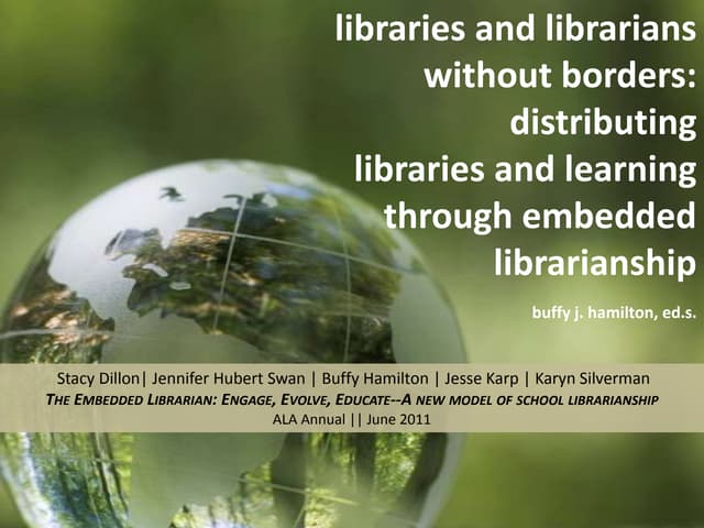 Libraries and Librarians Without Bo...