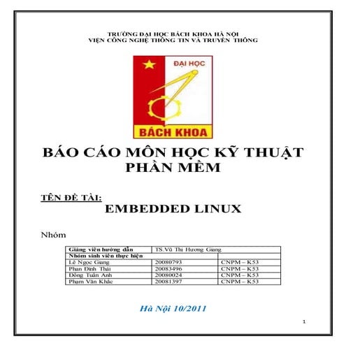 Embedded linux edited