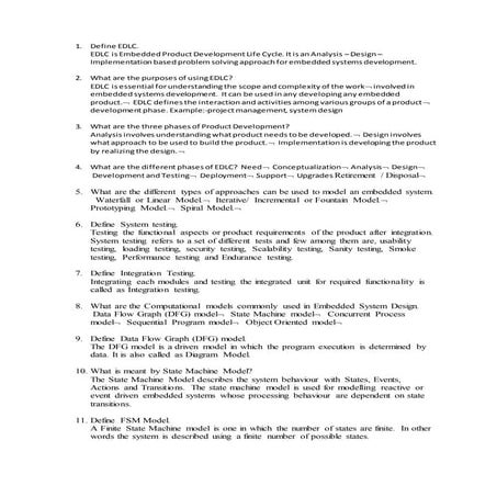 Embedded multiple choice questions