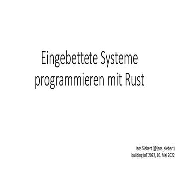 Embedded Rust | PDF