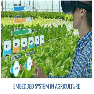 EMBEDDED SYSTEM IN AGRICULTURE bscit students iot