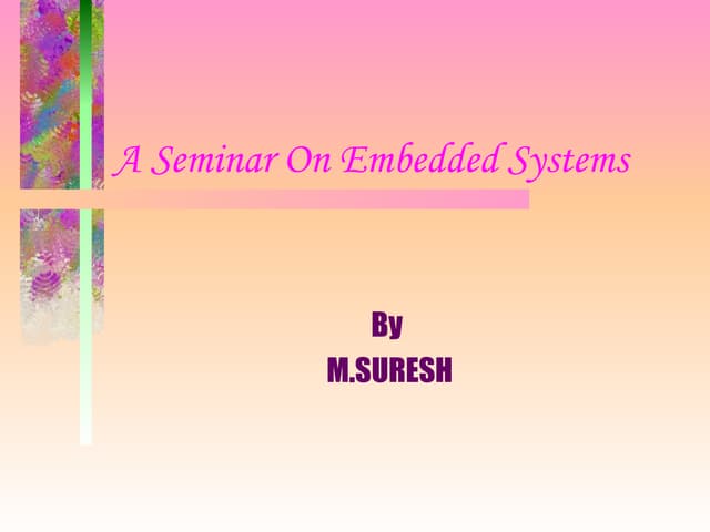 Embedded systems