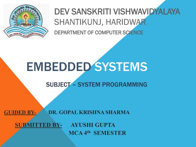 Embedded systems