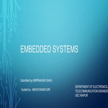 Embedded systems | PPT