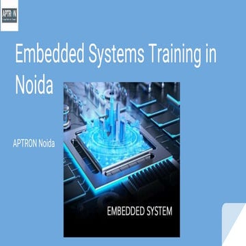 Embedded Systems Training in Noida