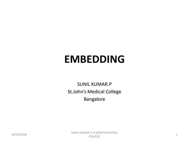 Embedding