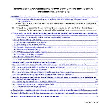 Making sense of sustainable development