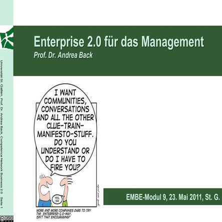 Enterprise 2.0 für das Management