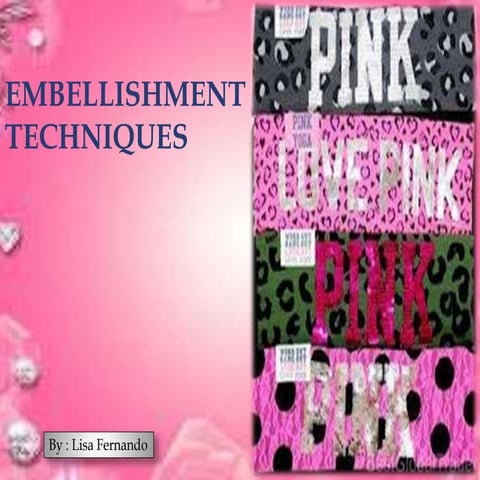 Embellishment Techniques | PPTX