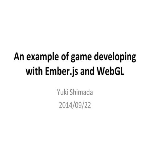 Ember.js Tokyo event 2014/09/22 (English)