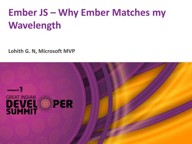 Ember JS - Why Ember Matches My Wavelength
