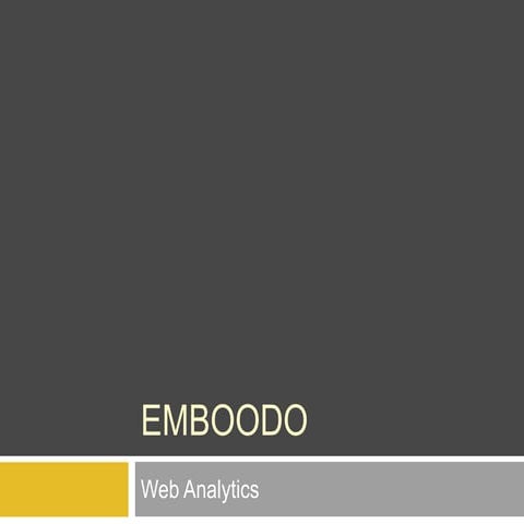 Emboodo Analytics Presentation