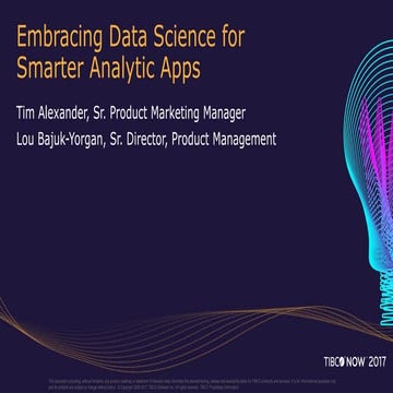 Embracing data science for smarter analytics apps