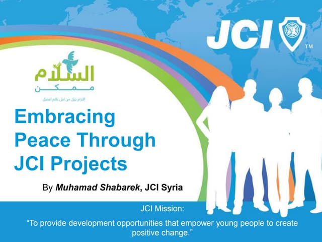 Embracing peace through JCI Projects