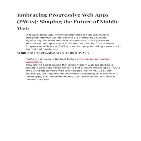 Embracing Progressive Web Apps (PWAs)_ Shaping the Future of Mobile Web.pdf