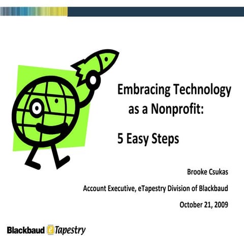 Embracing Technology As A Nonprofit  Birmingham Presentation