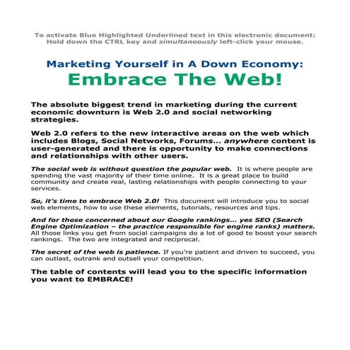 Embracing the web   a tutorial