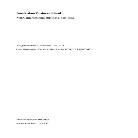 Embraer vs Bombardier