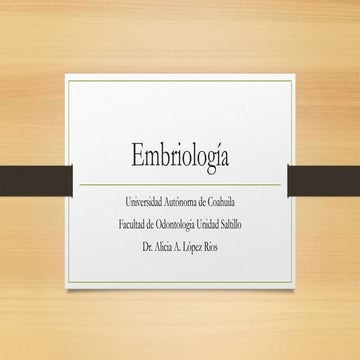 Embriología
