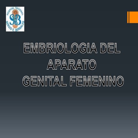 Embriologia ap genital femenino