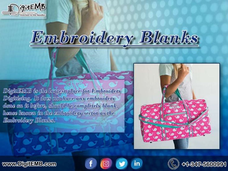 58+ Embroidery Blanks Websites PDF