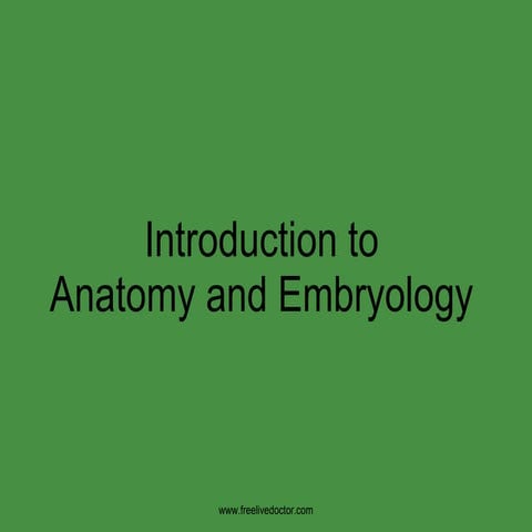 Embryology