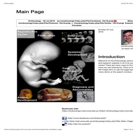 Embryology | PDF