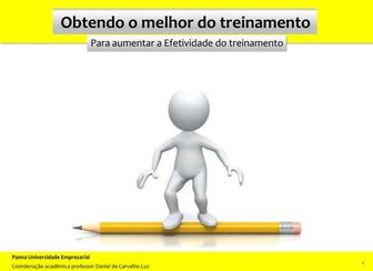 Em busca da eficácia em treinamento