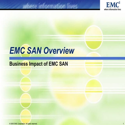 Emc san-overview-presentation