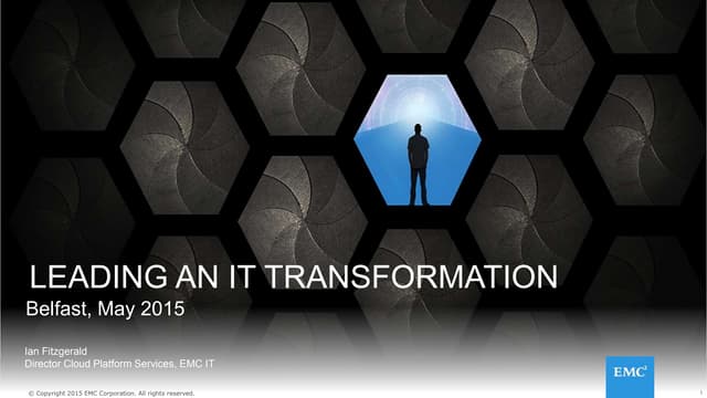 EMC slideshow Belfast Event
