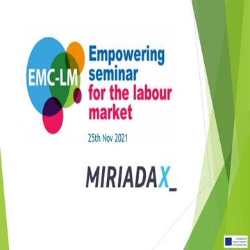 EMC-LM 3rd empowering seminar by Francisco Calvache, Miriadax