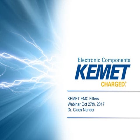 KEMET EMC Filters