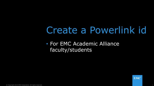 Creating a Powerlink id