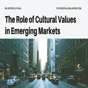 The Role of Cultural Values in Emerging Markets