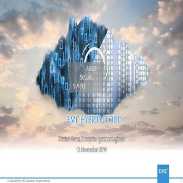 EMC Hybrid Cloud Solutions with VMware
