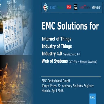 EMC Solutions for the Internet of Things and Industrie 4.0 - Platforms (EN) <...