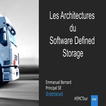 Les architectures du Software Defined Storage