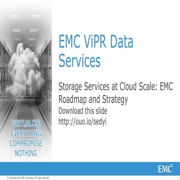 Emc vi pr data services