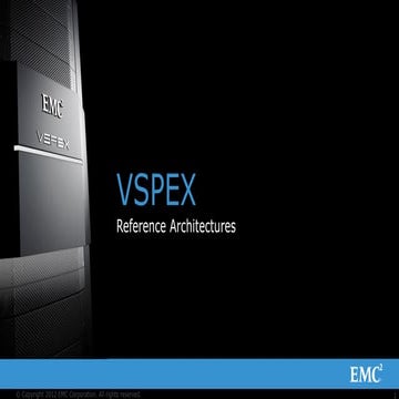 EMC VSPEX for Virtualizing Your Data Center
