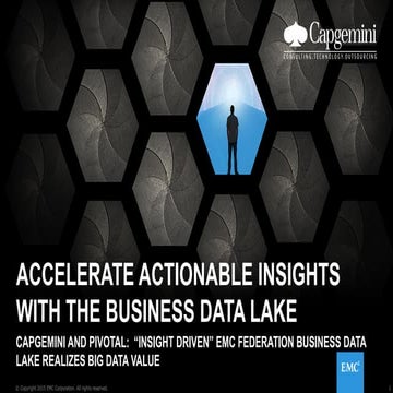 Accelerate Actionable Insights with the Business Data Lake