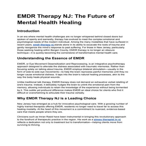 EMDR Therapy NJ_ The Future of Mental Health Healing.pdf
