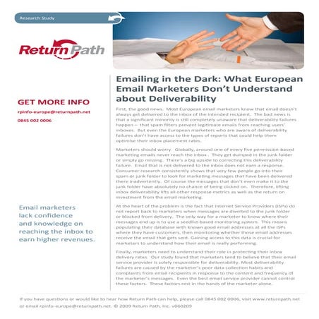 Email Emea study 2009