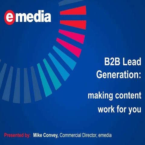 B2B Lead Generation - the content that will work for you