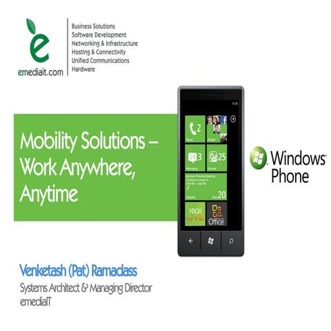 emediaIT - Mobility Solutions - 2011.03.01