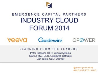 Learning from Industry Cloud Leaders