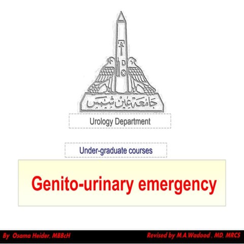 Emergencies (non traumatic)