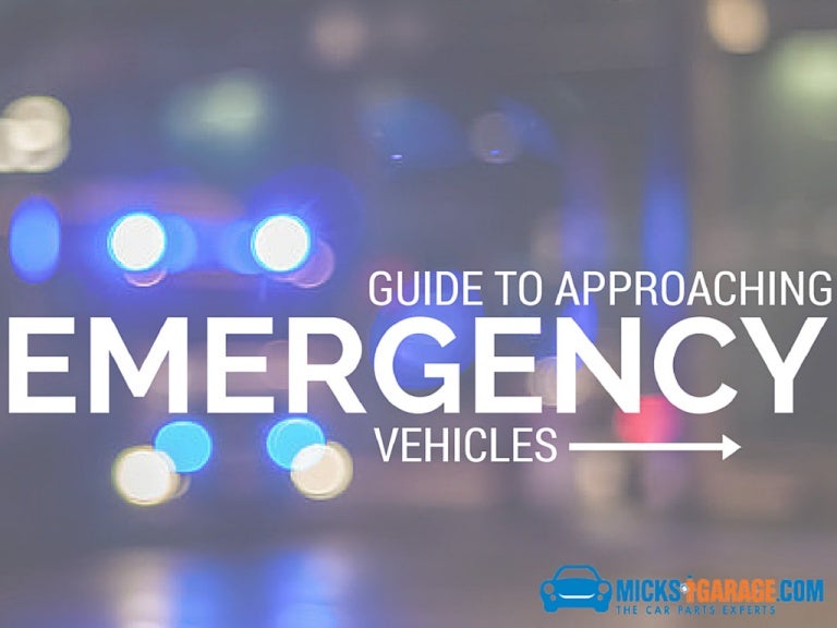 Guide To Approaching Emergency Vehicles