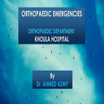 Orthopaedic Emergencies