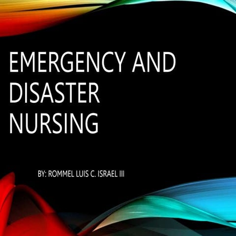 Emergency and trauma care | PPTX